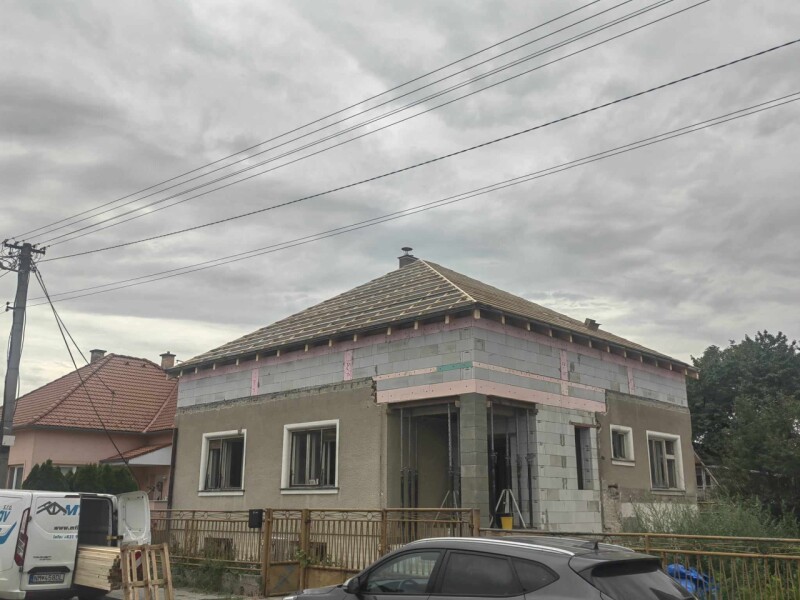 realizácia strechy RD Vrbové 